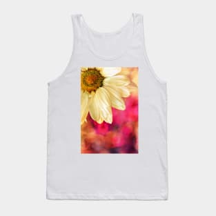 Daisy - Golden on Pink Tank Top